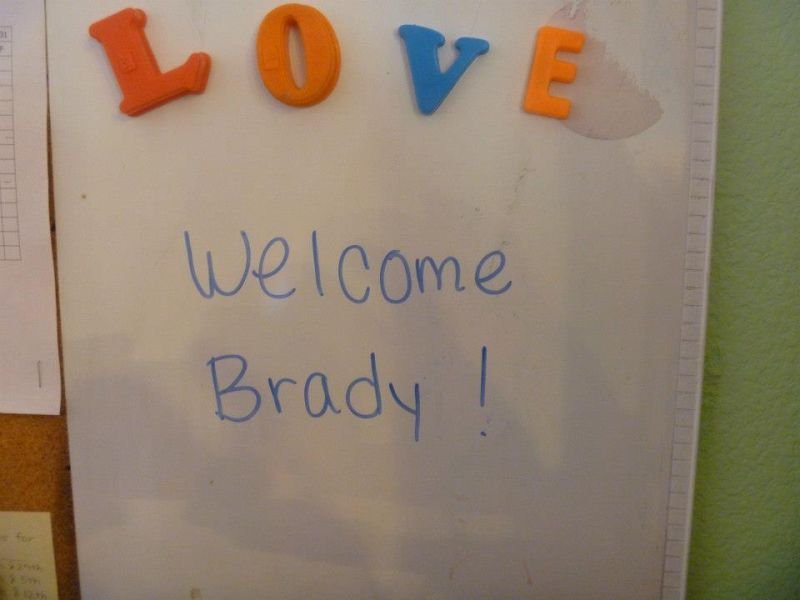 Welcome Brady